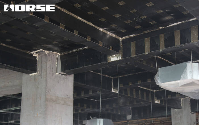 Horse's carbon fiber reinforced concrete Horse's carbon fiber reinforced concrete