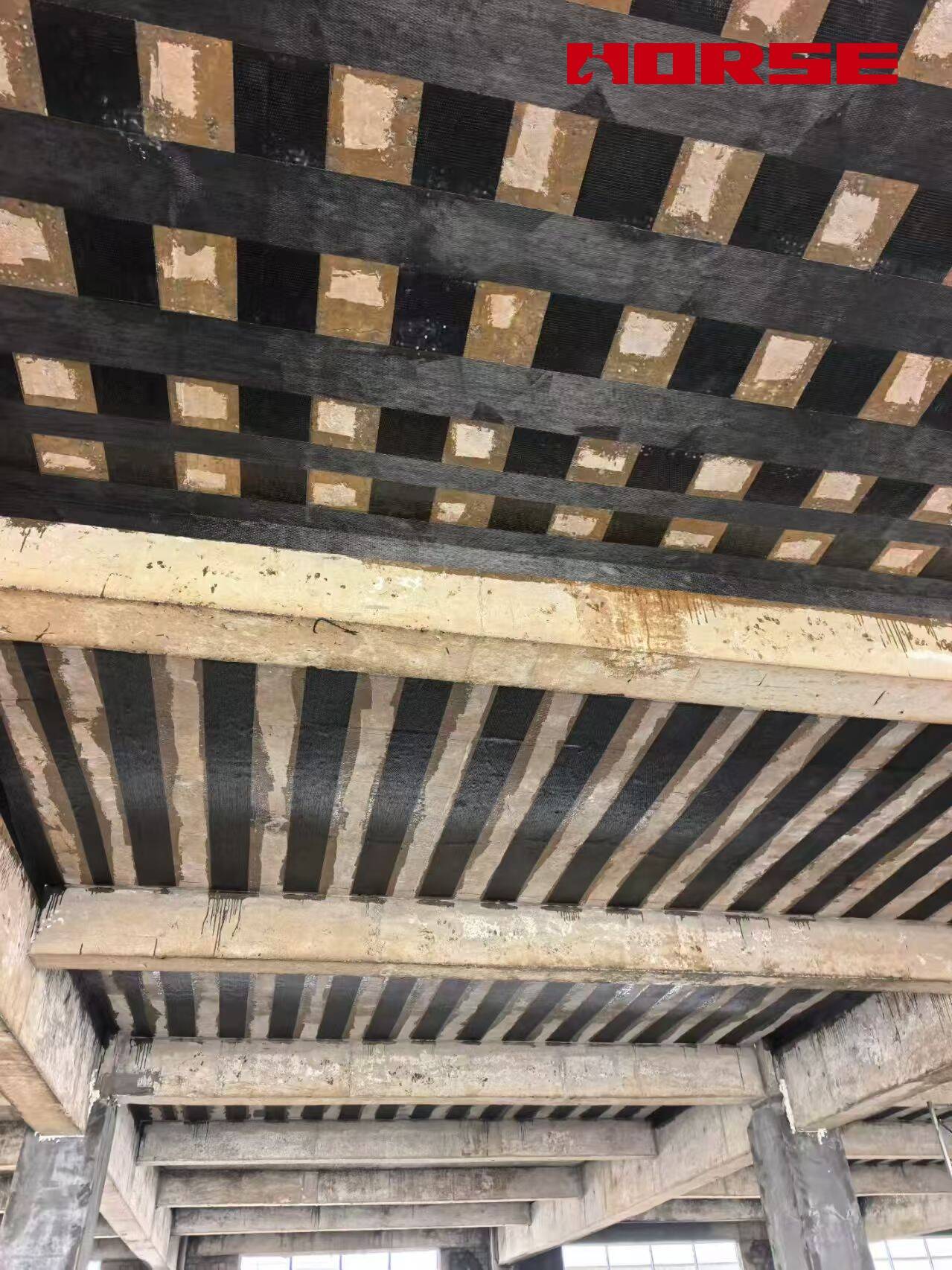 Carbon Fiber Repair and Reinforcement of Industrial Factory Structures Damaged By Fire