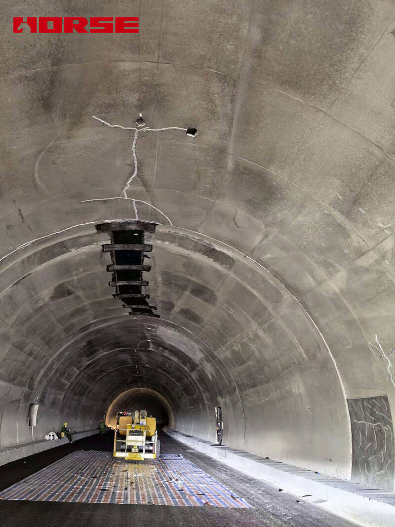 Repair Cracks on Concrete Tunnel