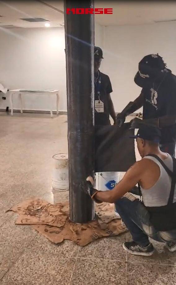 Carbon Fiber Reinforcement of Ballroom Structure in the Dominican Republic