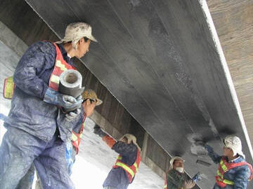Strengthening the reinforced concrete bridges with FRP wrapping
