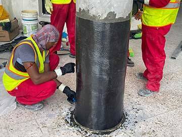 How Do You Increase Column Strength By Using Carbon Fiber?